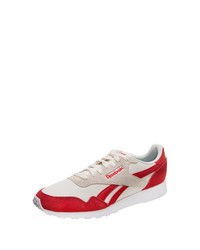 rote und weiße niedrige Sneakers von Reebok