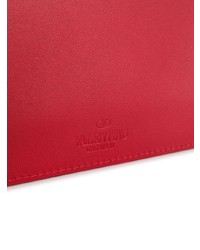 rote verzierte Clutch Handtasche von Valentino