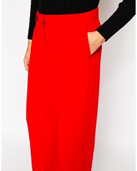 rote weite Hose von Asos