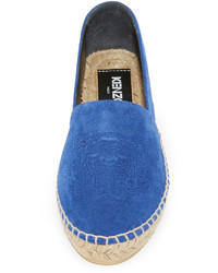 rote Wildleder Espadrilles von Kenzo