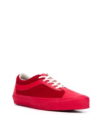 rote Wildleder niedrige Sneakers von Vans