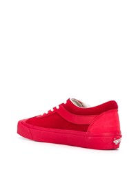 rote Wildleder niedrige Sneakers von Vans