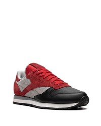 rote Wildleder niedrige Sneakers von Reebok