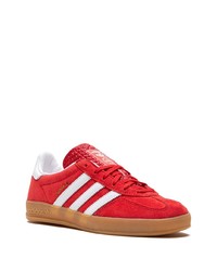 rote Wildleder niedrige Sneakers von adidas