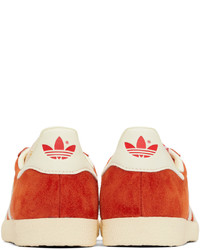 rote Wildleder niedrige Sneakers von adidas Originals