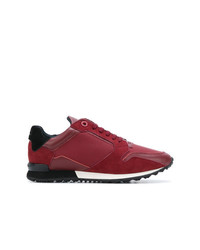 rote Wildleder niedrige Sneakers von Royaums