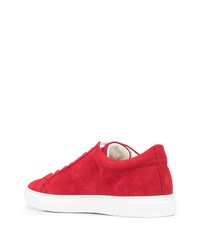 rote Wildleder niedrige Sneakers von Madison.Maison