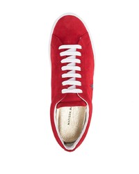 rote Wildleder niedrige Sneakers von Madison.Maison