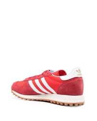 rote Wildleder niedrige Sneakers von adidas