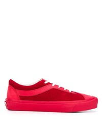 rote Wildleder niedrige Sneakers von Vans