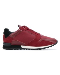 rote Wildleder niedrige Sneakers von Royaums