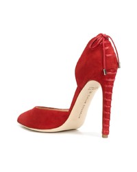 rote Wildleder Pumps von Chloe Gosselin