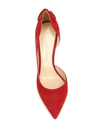 rote Wildleder Pumps von Chloe Gosselin