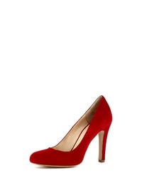 rote Wildleder Pumps von Evita