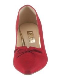 rote Wildleder Pumps von Gabor