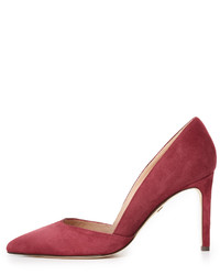 rote Wildleder Pumps von Diane von Furstenberg