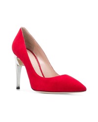 rote Wildleder Pumps von Giuseppe Zanotti Design