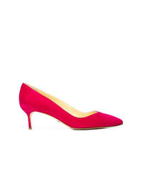 rote Wildleder Pumps von Sarah Flint