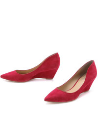 rote Wildleder Pumps von Belle by Sigerson Morrison