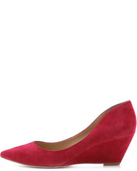 rote Wildleder Pumps von Belle by Sigerson Morrison