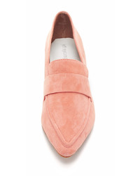 rote Wildleder Slipper von Jeffrey Campbell