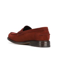 rote Wildleder Slipper von Berwick Shoes