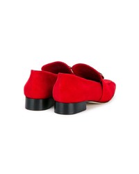 rote Wildleder Slipper von Dorateymur