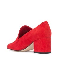 rote Wildleder Slipper von Dorateymur