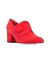 rote Wildleder Slipper von Dorateymur