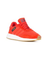 rote Wildleder Sportschuhe von adidas