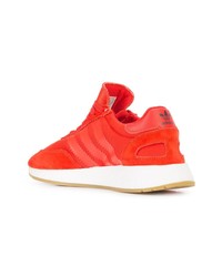 rote Wildleder Sportschuhe von adidas