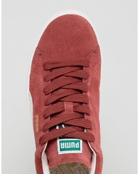 rote Wildleder Turnschuhe von Puma