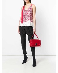 rote Wildleder Umhängetasche von Jimmy Choo