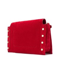 rote Wildleder Umhängetasche von Jimmy Choo