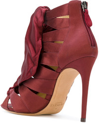 rote Wildledersandalen von Alexandre Birman