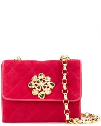 rote Wildledertaschen von Chanel