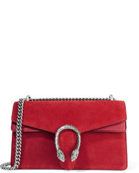 rote Wildledertaschen von Gucci