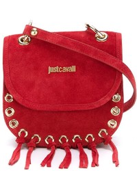 rote Wildledertaschen von Just Cavalli