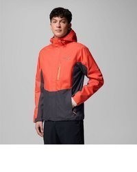 rote Windjacke von Columbia