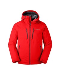 rote Windjacke von Eddie Bauer