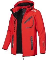 rote Windjacke von Geographical Norway