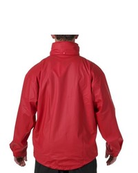 rote Windjacke von Helly Hansen