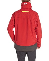 rote Windjacke von Helly Hansen