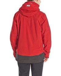 rote Windjacke von Helly Hansen