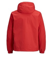 rote Windjacke von Jack & Jones