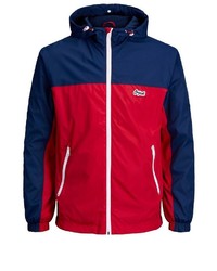 rote Windjacke von Jack & Jones