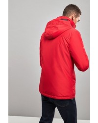 rote Windjacke von next