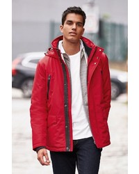 rote Windjacke von next