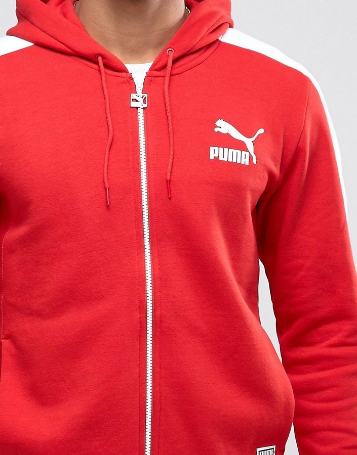 puma red windbreaker