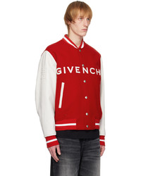 rote Wollbomberjacke von Givenchy